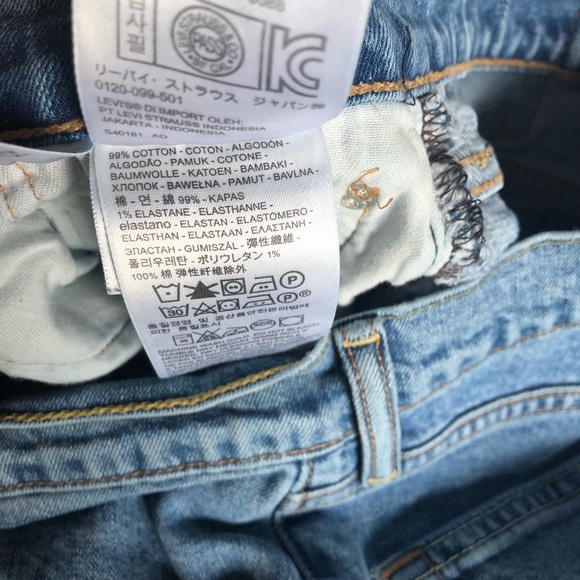 Levi’s High Waisted 505’s Straight Leg Jeans - Picture 4 of 6